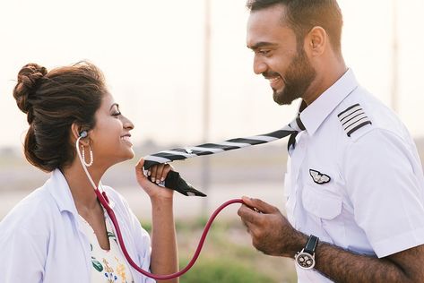 Soldier And Doctor Couple, Pilot And Doctor Couple, Pilot And Nurse Couple, Medical Couple Doctors Aesthetic, Army And Doctor Couple, Pilot Couple Photoshoot, Doctor Couple, Army Husband, Military Doctors Pictures