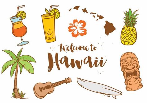 Edit Frame, Hawaii Part Ii, Hawaii Theme, Party Frame, Tiki Statues, Party Edit, Graphic Design School, Hawaii Art, Hawaiian Art