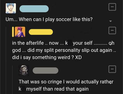 This Is Exactly How A Split Personality Looks Like. Enjoy The Cringe! Brony Cringe, Fake Did Cringe, Emo Cringe Funny, Cursed Screenshots, Otherkin Cringe, To Be Cringe Is To Be Free, Alt Tiktok Cringe, Chronically Online Cringe, Im Not Like Other Girls Cringe