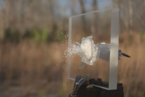 YouTube A video collaboration between two YouTube channels produces a great .50 cal clip. Have you ever wondered what exactly happens at that precise moment when a bullet impacts a sheet of ballistic glass? Check out this super-slow-motion video of that tiny moment in time and see for yourself. It is fascinating! This is so cool! […] The post .50 Cal Strikes a Ballistic Glass Window in Super Slo-Mo appeared first on Wide Open Spaces. Bullet Types, 50 Cal, Wide Open Spaces, Shooting Sports, 9mm Bullet, Motion Video, Moment In Time, Slow Motion, Open Spaces