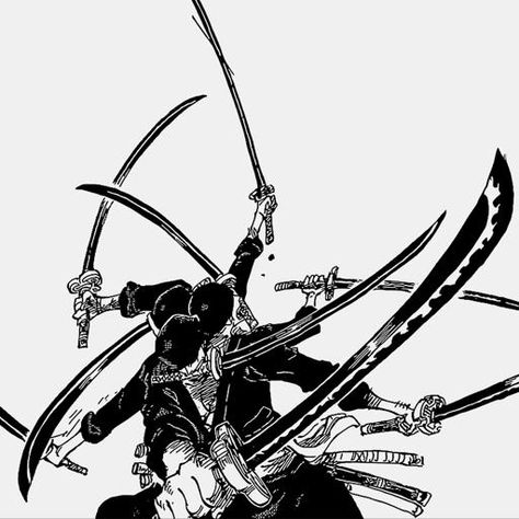 Swords, One Piece, Wallpapers, Black And White, Black