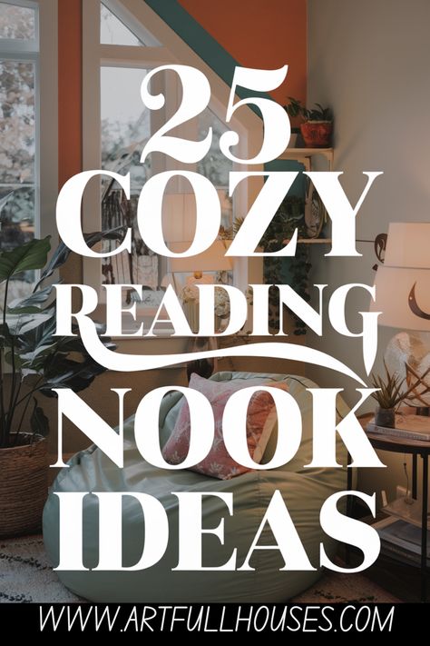 Create a Cozy Reading Nook Aesthetic that’s both stylish and functional! Whether you love a moody reading corner or a bright and airy vibe, these ideas will help you design the perfect space. Add soft cushions, bookshelves, and warm lighting for the ultimate relaxation spot. Space Reading Corner, Reading Nook Aesthetic, Reading Nook Ideas For Adults, Cozy Nook Ideas, Reading Spaces, Reading Nook Ideas, Reading Corners, Book Corner, Nook Ideas