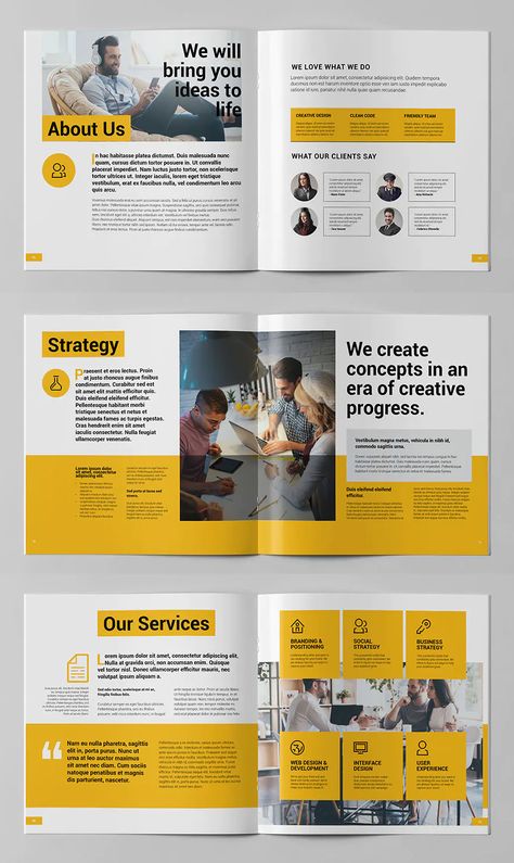 Corporate Square Brochure Template. 20 Pages Fundraising Brochure Design, Brochure Design Corporate, Corporate Booklet Design, Corporate Layout Design, Corporate Brochure Design Layout, Viewbook Design, Folded Brochure, Brochure Layout Design, Print Design Brochure