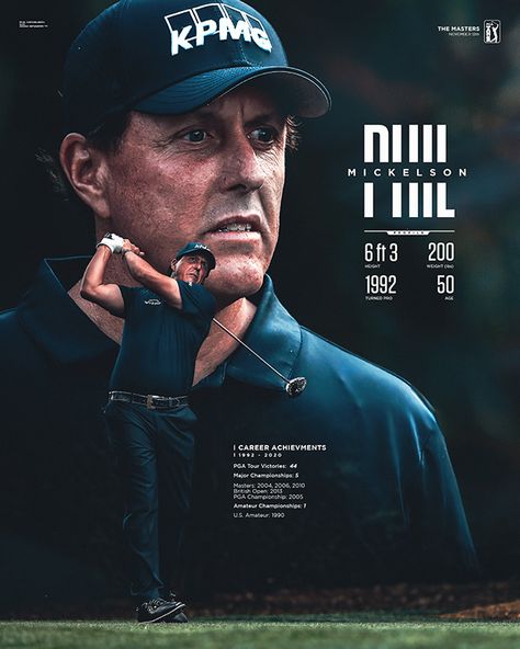 Andrew Kulihin on Behance Football Poses, Sports Advertising, Sports Design Ideas, Golf Poster, Golf Inspiration, Phil Mickelson, Page Layout Design, Sports Design Inspiration, Portrait Photography Men