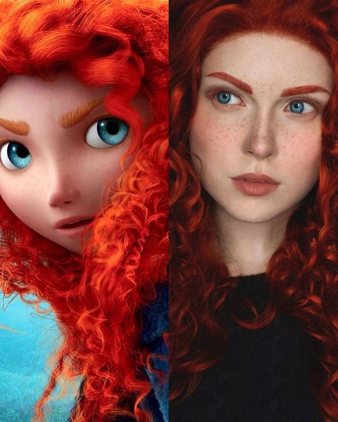 Merida Make Up, Merida Makeup, Disney Princess Makeup, Princess Makeup, Disney Inspired, Halloween Ideas, Maquillaje De Ojos, Cosplay Anime, Disney Princess