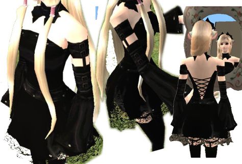 Chobits Outfits, Sims 3 Goth Cc, Sims 2 Goth Cc, Visual Kei Sims 4 Cc, Sims 4 Gothic Cc, Sims 2 Cc Clothing, The Sims 2 Cc, Sims2 Cc, Sims 2 Cc