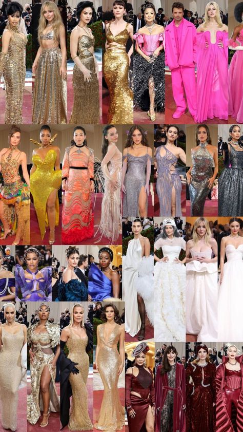 met gala celebrities' outfits for inspiration, trendy fashionable outfit, look book, evening dress #metgala #outfit #style #fashion #outfitonspo #inspiration #lookbook #eveningddress #glitter #glitterdress #trendyfashion Met Gala Outfits, Met Gala Dresses, Dress Aesthetic, Glitter Dress, Outfit Look, Gala Dresses, Look Book, Outfit Style, Inspired Dress