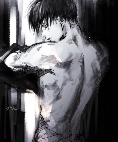 By 39_hj_yuu [twitter] Levi Fanart, Captain Levi, Eren And Mikasa, Attack On Titan Levi, Levi Ackerman, Emo Boys, Beauty Skin Care Routine, A Drawing, I Fall