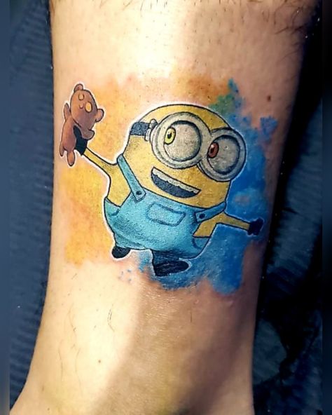 Bob Minion, Bear Tattoo, Minion, Tattoos, Minions