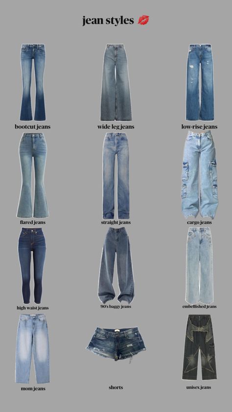 Outfit Pics, Types Of Jeans, Denim Jeans