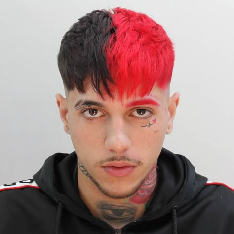 Men Hair Colors Ideas, Man Hairstyle Color, Mens Fashion Color Hair, Mens Colored Hair Ideas, Men Hair Color Ideas, Men Colored Hair, Colored Hair Men, Hair Color Ideas Men, Piercings Men