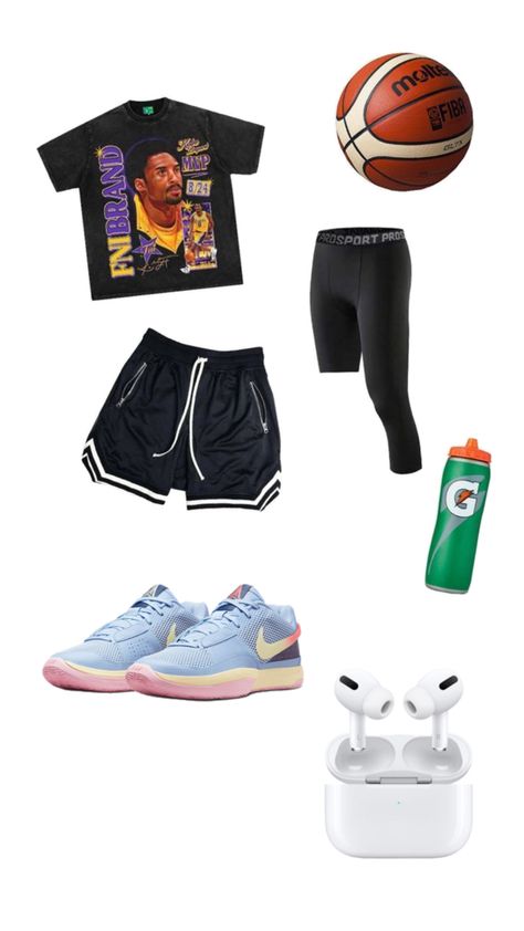 Ja Football Training Outfit, Basketball Swag, Basketball Fits, Outfit Basketball, Basketball Tryouts, Basketball Outfits, Basketball Outfit, Training Outfit, Sport Fits