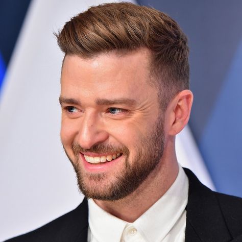 Justin Timberlake Hairstyle, Professional Hairstyles For Men, Cool Hairstyles For Men, Jessica Biel, Hairstyles For Men, Justin Timberlake, Celebrity Hairstyles, Beard Styles, Professional Hairstyles