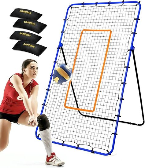 Volleyball Rebounder, Volleyball Training Equipment, Volleyball Training, Soccer Practice, Bounce Back, Training Equipment, Lacrosse, Christmas Gift Ideas, Volleyball