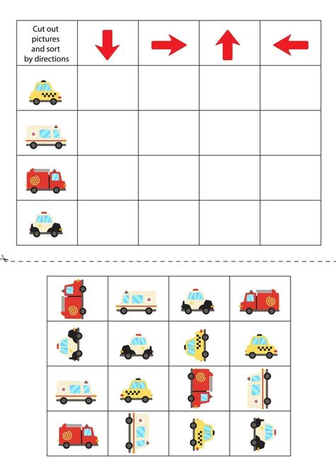 Reasoning Activities, Visual Perceptual Activities, Transportation Worksheet, Visual Perception Activities, Transportation Activities, Transportation Preschool, Cut And Glue, Preschool Activities Toddler, Baby Learning Activities