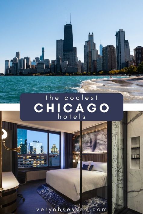 Places To Stay In Chicago, Chicago Where To Stay, Chicago Hotels With View, Best Hotels In Chicago, Chicago Hotels Downtown, Where To Stay In Chicago, Coolest Hotels, Chicago Murals, Old Town Chicago