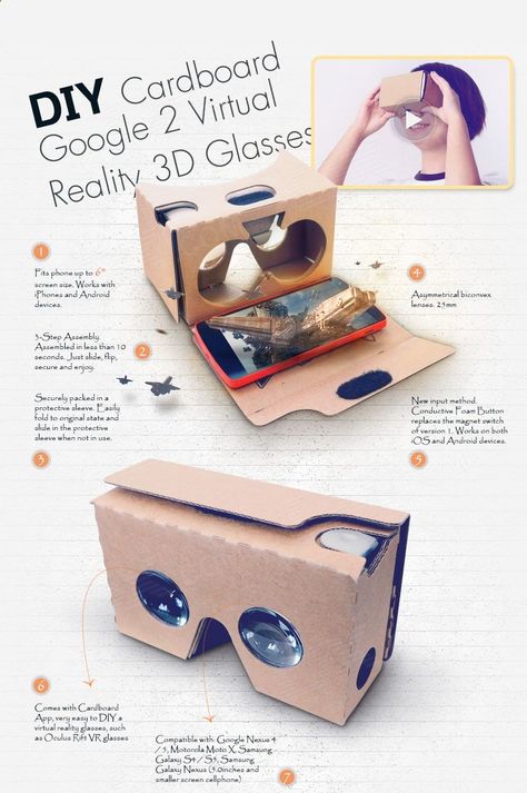 Vr Cardboard, Ap Physics, Google Glasses, Education Magazine, Iphone 6 Phone, Vr Box, Pokemon Diy, Google Cardboard, Virtual Reality Glasses