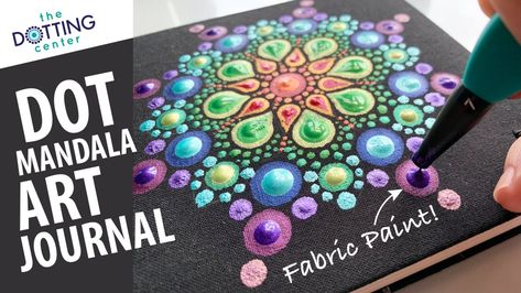 Dot Painting For Beginners Tutorial, Dot Mandala Art, Mandala Dotting, Rainbow Mandala, Art Journal Tutorial, Mandala Rock Art, Dot Dot, Mandala Rocks, Dot Mandala