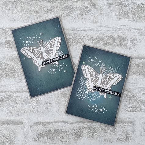 Blossoms In Bloom, Wings Card, Butterfly Brilliance, Heat Embossing, Ink Blending, Homemade Birthday Cards, Step Cards, Birthday Card Design, Bee Cards