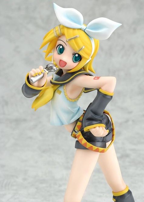 kagamine rin toy Figurine Poses, Wonderland Showtime, Vocaloid Figures, Rin Vocaloid, Y2k Outfits Aesthetic, Figures Anime, Kagamine Rin, Anime Toys, Anime Figurines