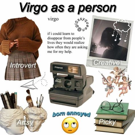 2,042 Likes, 23 Comments - Virgo♍Facts (@all.virgo.facts) on Instagram: “#virgo #virgos #virgomemes #virgo♍️ #zodiac #astrology #zodiacs #astrologymemes #zodiacmemes…” Virgo As A Person, Virgo Girl Aesthetic, Virgo Outfits, Virgo And Capricorn, Virgo Personality Traits, Virgo Emotions, Virgo Things, Virgo Goddess, Virgo Personality