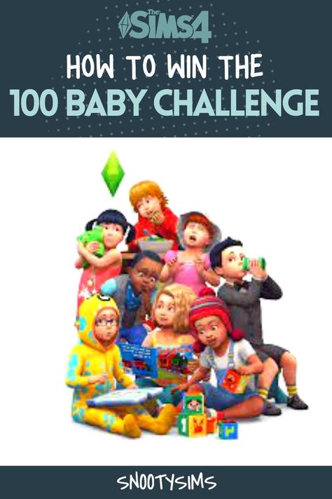 Looking to beat the 100 Baby Challenge in The Sims 4? We've compiled a list of tips, tricks, and cheats on how to do just that! Sims 4 Build Challenges, Sims 4 Base Game Challenges, Sims 4 Generation Challenge 10, Sims 4 Build Challenge, Sims 4 Generation Challenge Base Game, Sims4 Generation Challenge, 100 Baby Challenge Sims 4 House, 100 Baby Challenge Sims 4 Rules, Sims 4 100 Baby Challenge