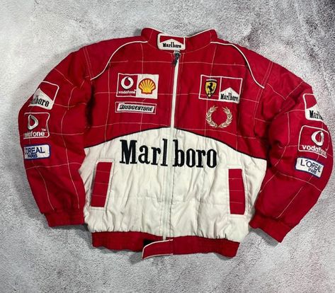 Vintage Racing Jacket, Racer Jackets, Racing Jackets, Racing Jacket, Cool Outfits For Men, Mode Vintage, Mode Inspiration, Dream Clothes, Retro Outfits