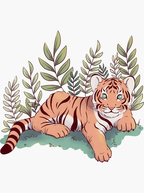 Easy Tiger Drawing, Tiger Sketch, Nottingham Uk, Tiger Drawing, Cartoon Tiger, Tiger Illustration, Cute Tiger, Tiger Painting, Ipad Snap