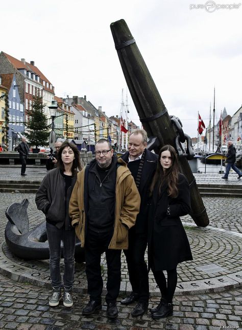 #StacyMartin #LarsVonTrier #CharlotteGainsbourg #StellanSkarsgard at the photocall for #Nymphomaniac, Copenhagen, December 4, 2013 Nymphomaniac Lars Von Trier, Copenhagen December, Stacy Martin, Lars Von Trier, Stellan Skarsgård, Charlotte Gainsbourg, December 4, Getting Drunk, Pikachu