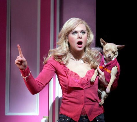 Legally Blonde, the Musical. With Laura Bell Bundy as Elle Woods. (I hesitate to claim it was better than the movie...but it was)<---- agreed! Legally Blonde Broadway, Laura Bell Bundy, Legally Blonde The Musical, Legally Blonde Musical, Veronica Mars, Theatre Nerds, Elle Woods, Theatre Life, Broadway Theatre