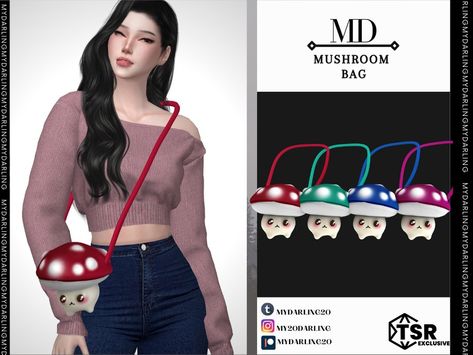 The Sims Resource - adult mushroom bag Male Sims, Mushroom Bag, Star Headband, Cc Sims, Sims 4 Cc, The Sims Resource, Sims Resource, The Sims 4, The Sims