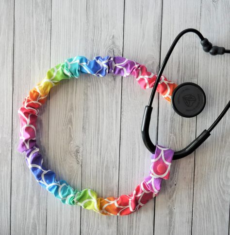 Stethoscope Scrunchie, Stethoscope Cover, Stethoscope Sleeve, Nurses Gifts, Med Student Gift, RN Gifts, Student Nurse, Rainbow Mermaids Nurses Gifts, Med Student Gift, Stethoscope Cover, Rainbow Mermaid, Stethoscopes, Student Nurse, Med Student, Student Gift, Vet Tech