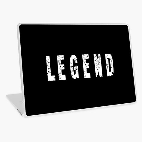 Get my art printed on awesome products. Support me at Redbubble #RBandME: https://www.redbubble.com/i/laptop-skin/I-Am-A-Legend-by-IrisDesign20/103676507.6EA4Y?asc=u I Am Famous, Laptop Skin Design, A Lot Of People, Laptop Skin, Female Artists, Vinyl Decals, Sell Your Art, Vinyl Decal Stickers, Awesome Products