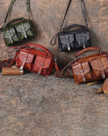 Overview： Design: Vintage Leather Womens Satchel Shoulder Bag Handbag Crossbody Purse for LadiesIn Stock: 3-5 Days To ProcessInclude: A Shoulder BagCustom: NoColor: Brown, Green, Coffee, Black GrayMaterial: CowhideMeasures: 27cm x 16cm x 15cmWeight: 0.5 kgSlots: 1 main pocket, 2 side slotsStyle: Vintage Leather Womens Satchel Shoulder Bag Handbag Crossbody Purse for Ladies Note： Each item will have very slight variances to the pictured wallet, and the consequence is that you can assure that each Overview Design, Coffee Black, Gray Leather, Green Leather, Grey Leather, Crossbody Purse, Vintage Brown, Design Vintage, Vintage Leather