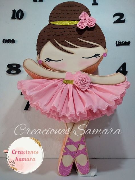 Piñata Bailarina de Ballet Ballerina Pinata, Piñata Ideas, Tutu Party, Kindergarten Learning Activities, Ballerina Party, Ballerina Birthday, Kindergarten Learning, Princess Party, Learning Activities