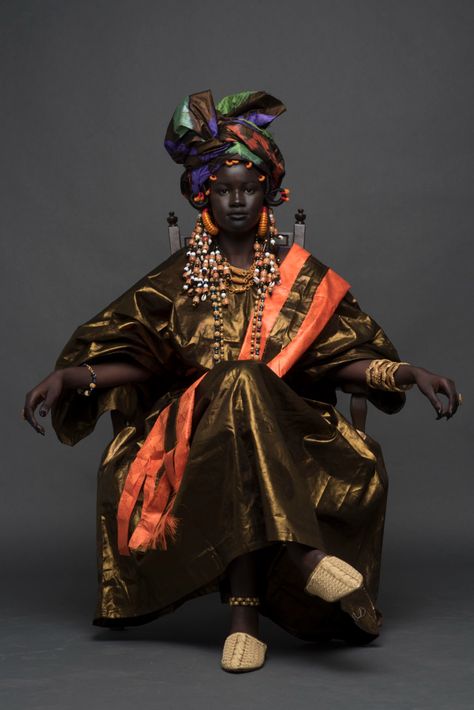 Khoudia Diop is a Senegalese Queen in stunning photoshoot African Theme, Black Royalty, African Royalty, Queen Aesthetic, Black Femininity, African Queen, Shooting Photo, African Culture, African Beauty