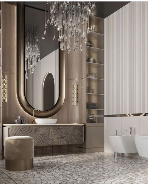 bathroom mirror with storage oval bathroom mirrors bluetooth bathroom mirror Bath Mirror Ideas, Luxury Wash Basin, Toilet Design Modern, Dressing Vanity, Bathroom Lights Over Mirror, Small Bathroom Mirrors, Black Bathroom Light, Lux Interior, Backlit Bathroom Mirror