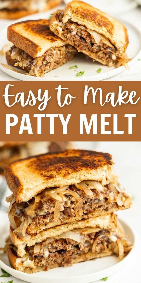 Patty Melt - the Best Patty Melt Recipe Patty Melt On Blackstone, Patty Melt Sandwich, Best Patty Melt, Beef Patties Recipes, Patty Melt Recipe, Griddle Cooking Recipes, Hamburger Recipes Patty, Outdoor Cooking Recipes, Cooking Stone