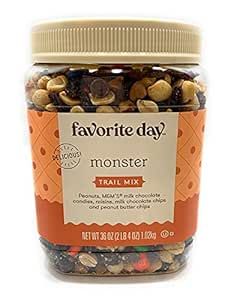 Favorite Day Monster Trail Mix, 2.25 Pound (Pack of 1) Monster Trail Mix, Chocolate Trail Mix, Salty Treats, Yummy Healthy Snacks, Peanut Butter Chips, Snack Mix, Trail Mix, Chocolate Peanuts, Snack Time