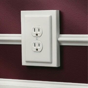 Surface mount electrical for my studio, I hope! Exposed Electrical Conduit Ideas, Exposed Electrical Wiring, Exposed Electrical, Trim Molding Ideas, Ceiling Outlet, Lake Cottage Decor, Electric Outlets, School Bus Tiny House, Studio Building