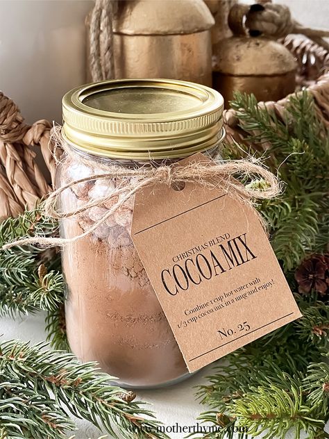 Mother Thyme Crafts, Caramel Chex, Mason Jar Mixes, Christmas Jar Gifts, Mother Thyme, Gifts In A Jar, Present Tags, Jar Tags, Easy Caramel