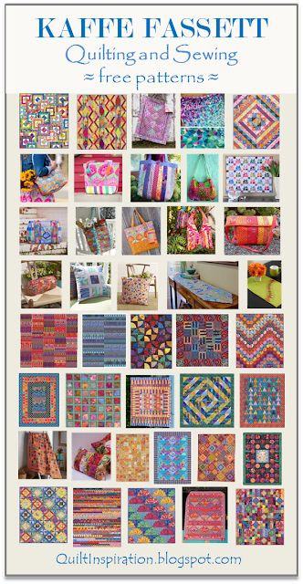 Free Kaffe Fassett Quilt Patterns, Quilt Along Free, Kaffee Fassett Quilts, Moda Fabric Collections Quilt Patterns, Kaffe Fassett Quilts Pattern Free, Two Color Quilts Patterns Free, Kaffe Fassett Quilts Ideas, Quilt In A Day Patterns Free, Colorful Quilts Patterns