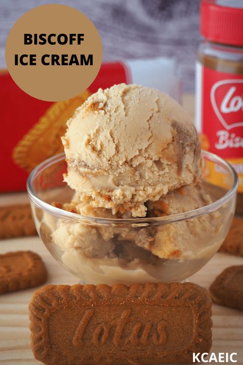 Biscoff Ice Cream Recipe, Buttercream Ice Cream, Lotus Ice Cream Recipe, Biscoff Ice Cream Ninja Creami, Ninja Creami Ice Cream Recipes Biscoff, Lotus Biscoff Ice Cream, Lotus Ice Cream, Biscoff Ice Cream, Kitchen Aid Ice Cream Recipes