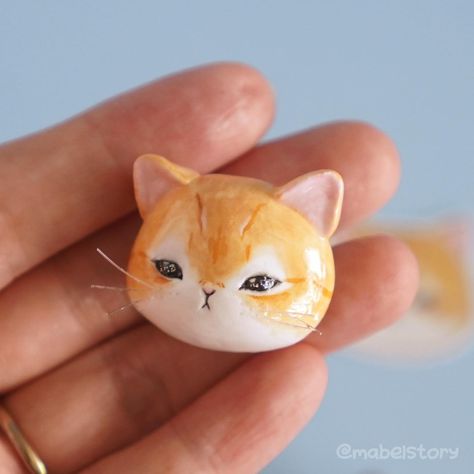 A special request for this smaller cat magnet is to have its eyes sparkle more 🤩 good reason to use my stash of micro glitters! #handmade #airdryclay #miniature #miniatureclay #custommade #customorder #giftideas #handmadefridgemagnet #catlovergift #pawrentgifts #furbabygift #catmemorial #catgifts #handmadecat Clay Cat Magnet, Clay Cat Easy, Cat Magnet, Cat Clay, Polymer Clay Cat, Cotton Toys, Clay Cat, Air Clay, Hobby Ideas