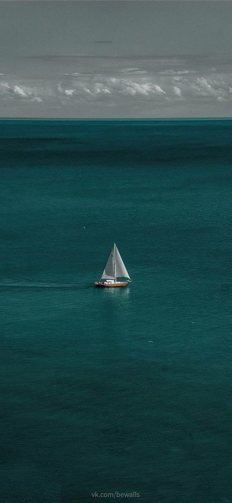 Lake Aesthetics Wallpaper, Sailor Wallpaper Sea, Calm Blue Aesthetic, Sailboat Wallpaper, Calming Aesthetic, Sail Life, Iphone Wallpaper Landscape, Large Canvas Painting, Cinematic Photography