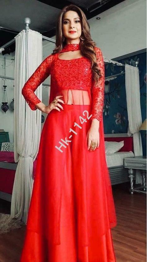 Suits Harvey, Red Colour Dress, Palazzo Style, Indian Gowns Dresses, Designer Kurtis, Kurti Designs Party Wear, Indian Gowns, Designer Party Wear Dresses, Stylish Party Dresses