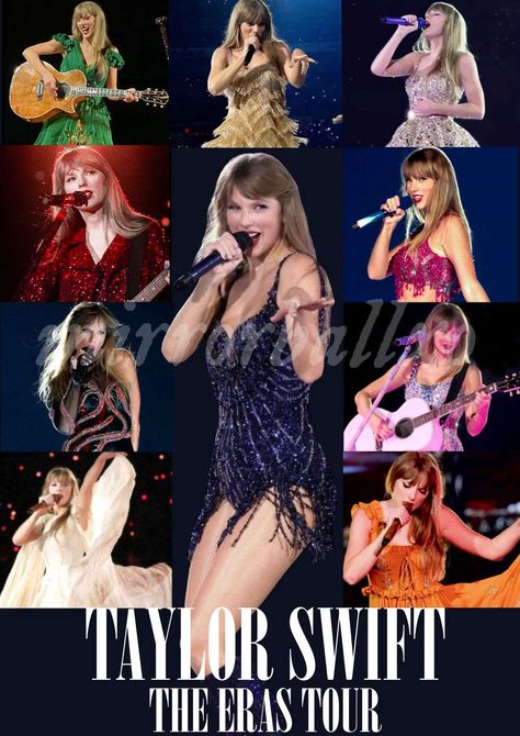 Eras Tour Artwork, Era Tour Taylor Swift, Tay Core, The Eras Tour Poster, Ts Eras Tour, Taylor Swift Dancing, Eras Tour Poster, Taylor Swift Party, Taylor Swift Fan Club