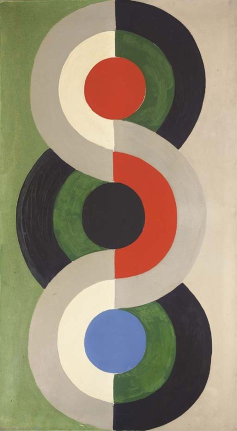 Sonia Delaunay – The Women's Studio Sonia Delaunay, Afrikaanse Kunst, Upcycled Art, Art Et Illustration, Art Furniture, Art Deco Design, Art Movement, Art Plastique, Art Abstrait