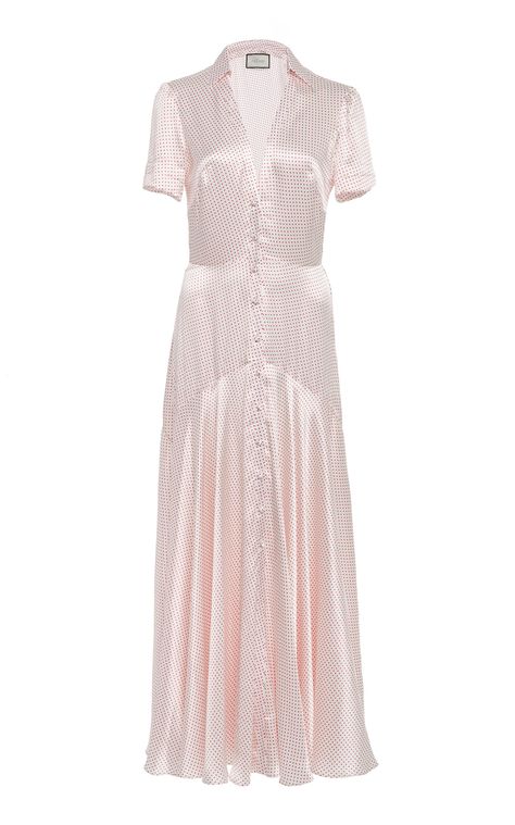 Fashion Terms, Summer 19, Silk Maxi, Pink Dresses, Pink Maxi, Silk Slip Dress, Linen Maxi Dress, Dress Short Sleeve, Satin Maxi