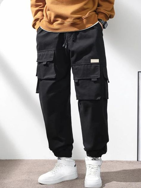 Cheap Cargo Pants, Pants Embellished, Outfit Hombre, Casual Chinos, Fall Fit, Mens Joggers, Casual Chic Style, Cargo Pants Men, Straight Leg Trousers